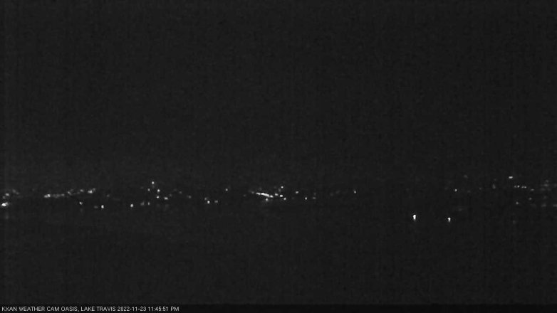 Lake Travis webcam, November 23, 2022 11:45 PM CT