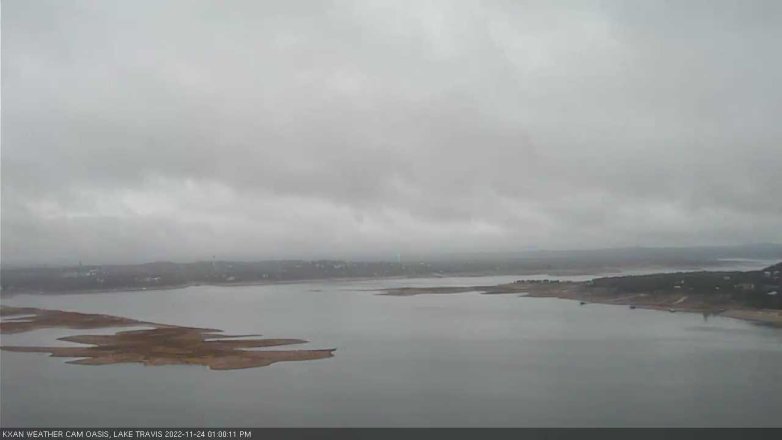 Lake Travis webcam, November 24, 2022 1:00 PM CT