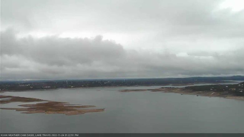 Lake Travis webcam, November 24, 2022 1:25 PM CT