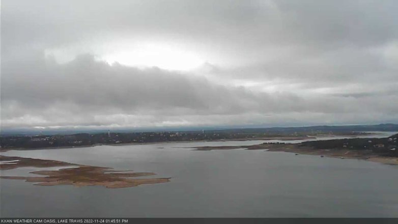 Lake Travis webcam, November 24, 2022 1:45 PM CT