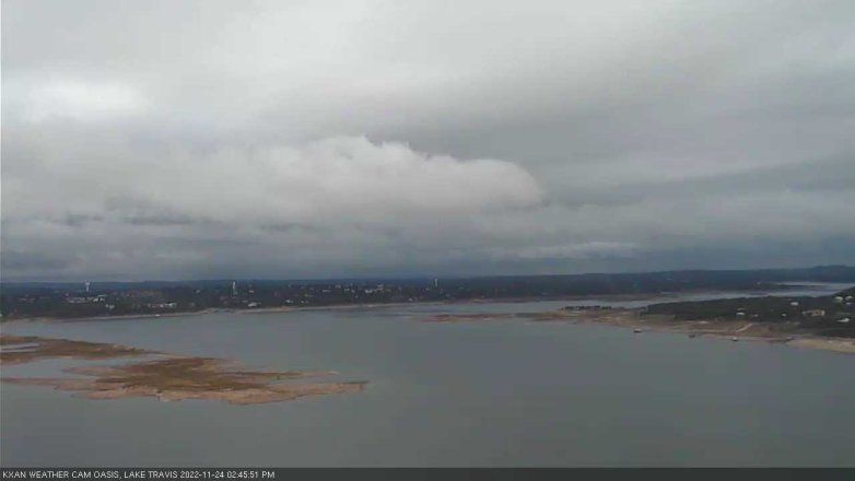 Lake Travis webcam, November 24, 2022 2:45 PM CT