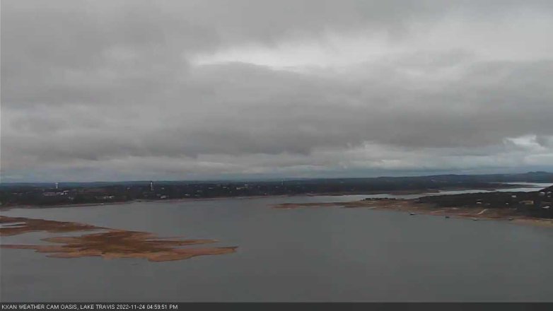 Lake Travis webcam, November 24, 2022 5:00 PM CT