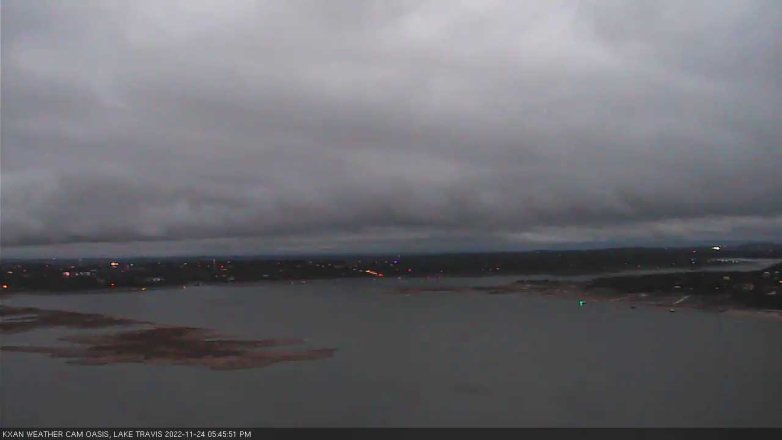 Lake Travis webcam, November 24, 2022 5:45 PM CT