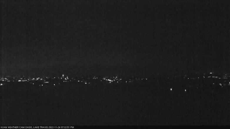 Lake Travis webcam, November 24, 2022 7:25 PM CT