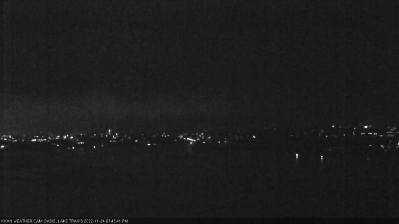 Lake Travis webcam, November 24, 2022 7:45 PM CT