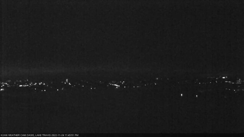 Lake Travis webcam, November 24, 2022 11:45 PM CT