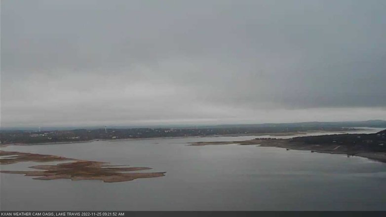 Lake Travis webcam, November 25, 2022 9:25 AM CT