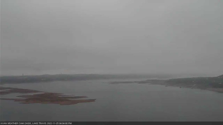 Lake Travis webcam, November 25, 2022 4:05 PM CT