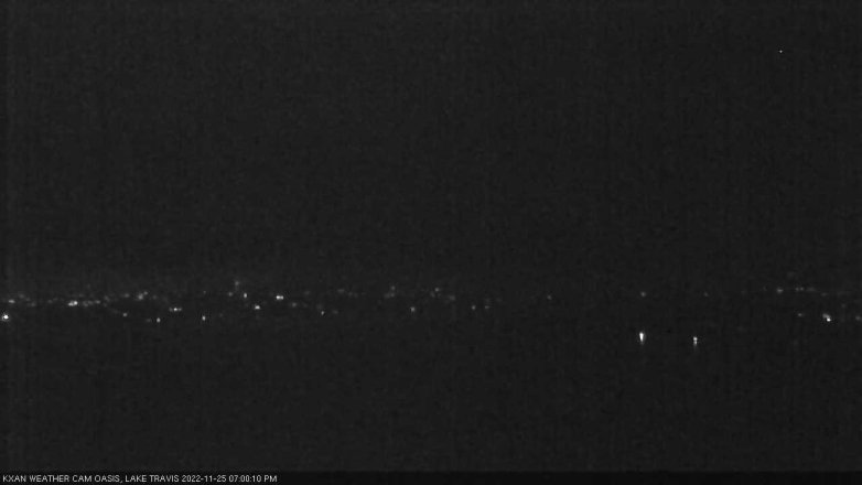 Lake Travis webcam, November 25, 2022 7:00 PM CT