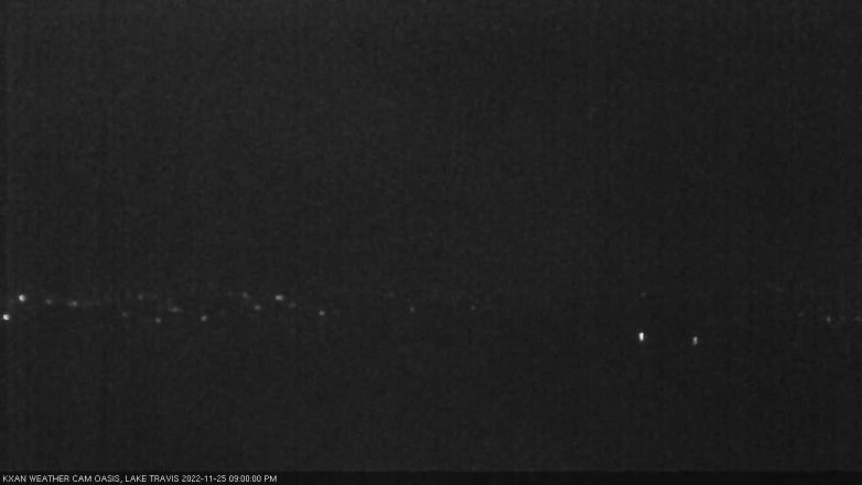 Lake Travis webcam, November 25, 2022 9:00 PM CT