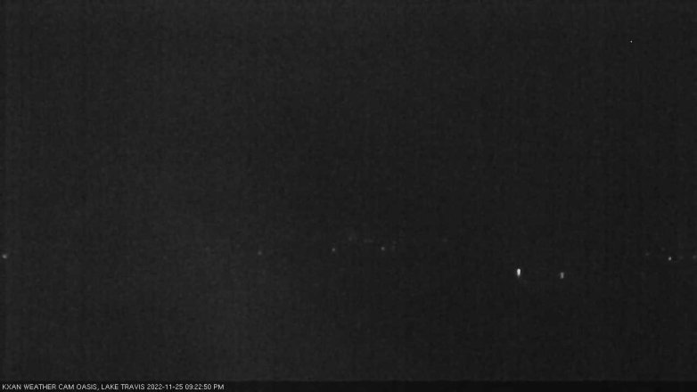 Lake Travis webcam, November 25, 2022 9:25 PM CT