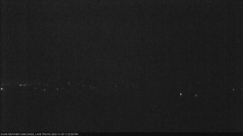 Lake Travis webcam, November 25, 2022 11:25 PM CT