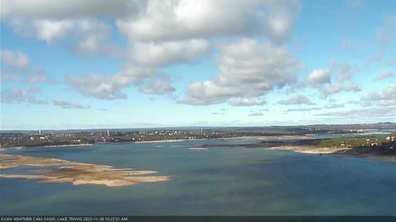 Lake Travis webcam, November 26, 2022 10:25 AM CT