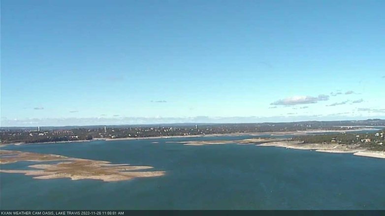 Lake Travis webcam, November 26, 2022 11:00 AM CT
