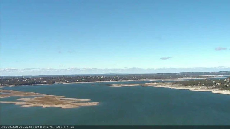 Lake Travis webcam, November 26, 2022 11:25 AM CT