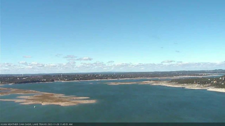 Lake Travis webcam, November 26, 2022 11:45 AM CT