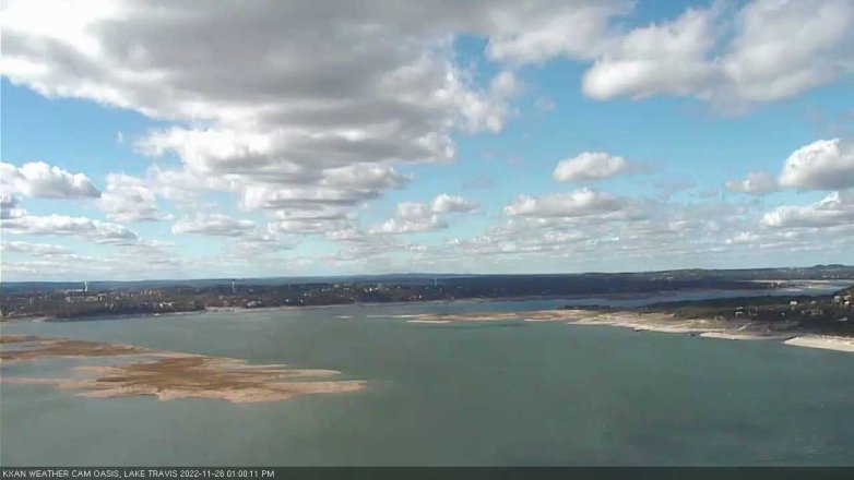 Lake Travis webcam, November 26, 2022 1:00 PM CT
