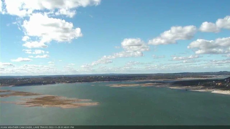 Lake Travis webcam, November 26, 2022 1:45 PM CT