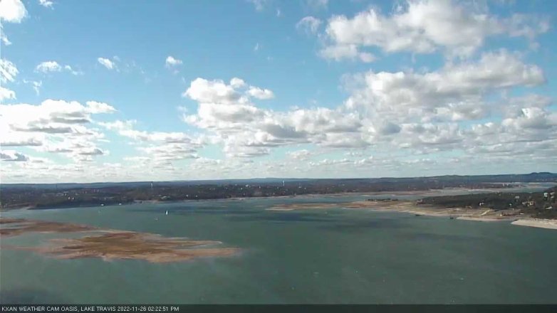 Lake Travis webcam, November 26, 2022 2:25 PM CT