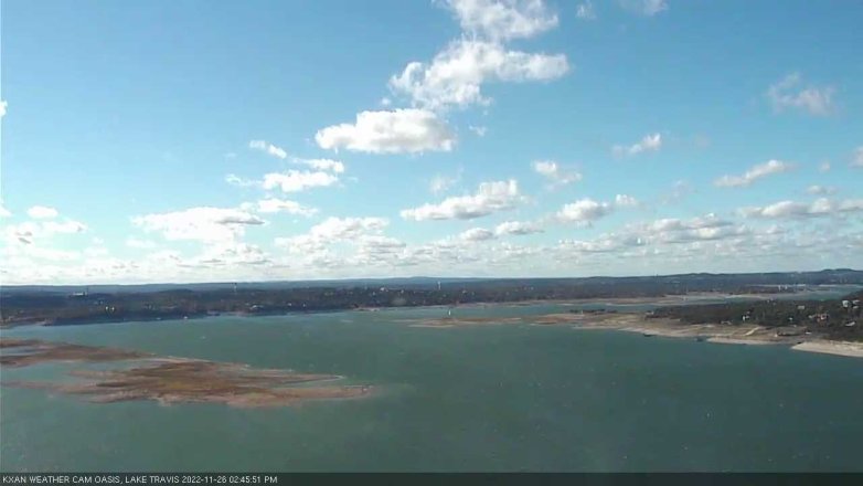 Lake Travis webcam, November 26, 2022 2:45 PM CT