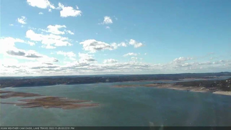 Lake Travis webcam, November 26, 2022 3:25 PM CT