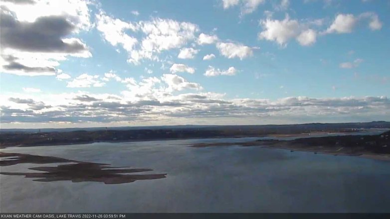 Lake Travis webcam, November 26, 2022 4:00 PM CT