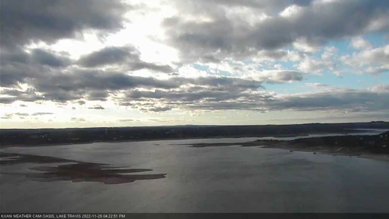 Lake Travis webcam, November 26, 2022 4:25 PM CT