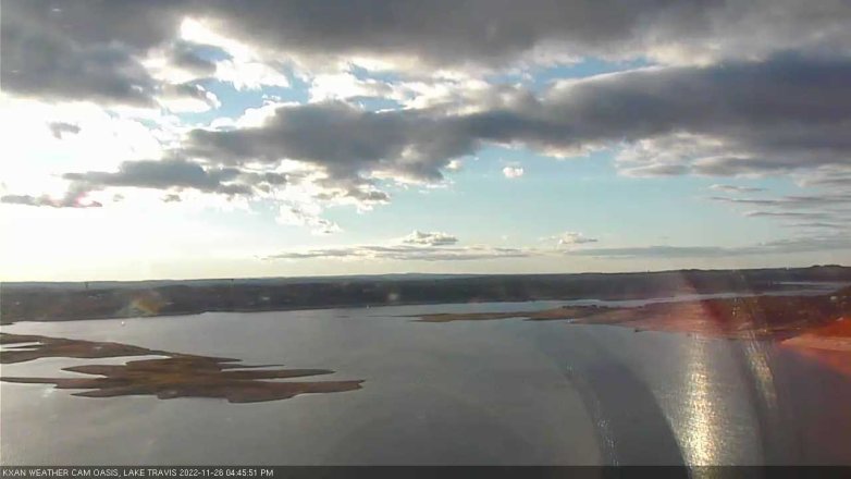 Lake Travis webcam, November 26, 2022 4:45 PM CT