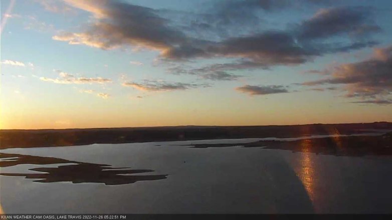 Lake Travis webcam, November 26, 2022 5:25 PM CT