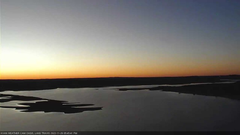 Lake Travis webcam, November 26, 2022 5:45 PM CT