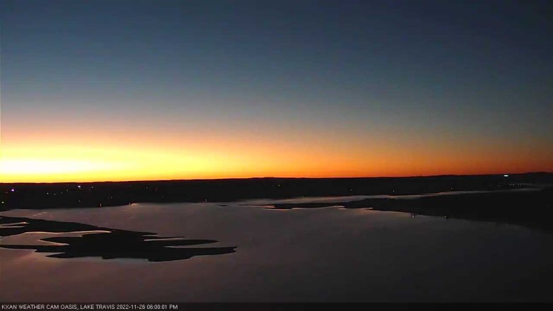 Lake Travis webcam, November 26, 2022 6:00 PM CT