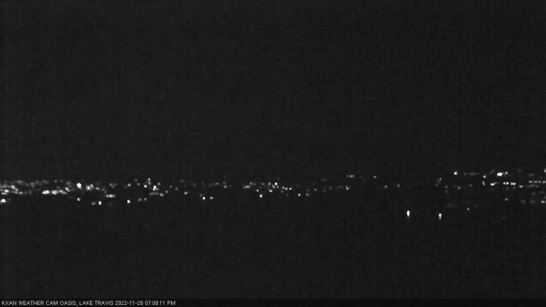 Lake Travis webcam, November 26, 2022 7:00 PM CT