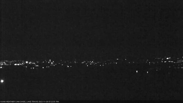 Lake Travis webcam, November 26, 2022 7:25 PM CT