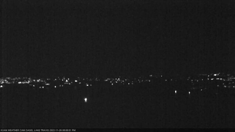 Lake Travis webcam, November 26, 2022 8:00 PM CT