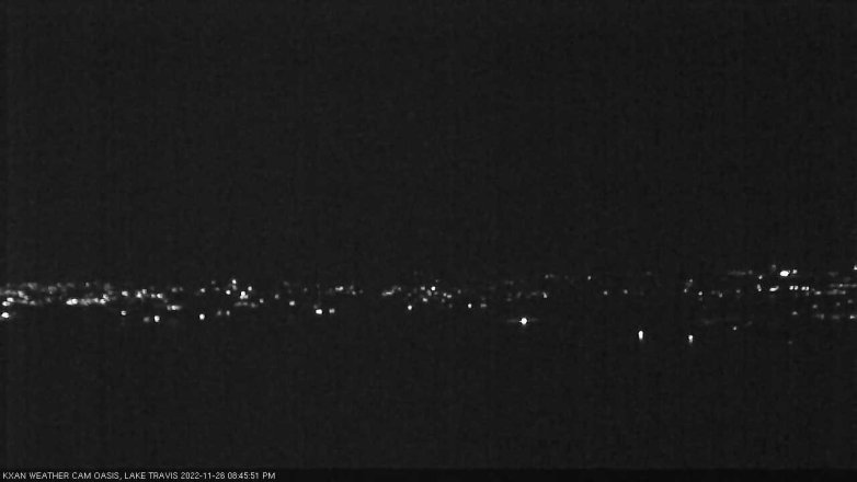Lake Travis webcam, November 26, 2022 8:45 PM CT