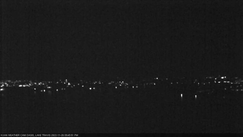 Lake Travis webcam, November 26, 2022 9:45 PM CT