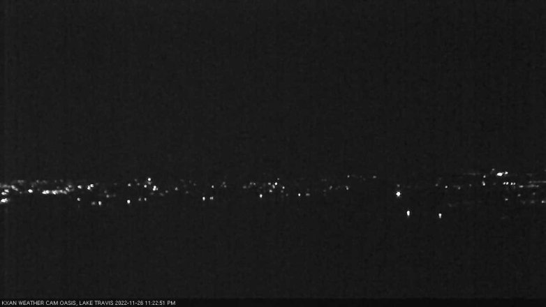Lake Travis webcam, November 26, 2022 11:25 PM CT