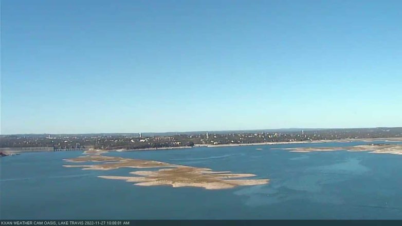 Lake Travis webcam, November 27, 2022 10:00 AM CT