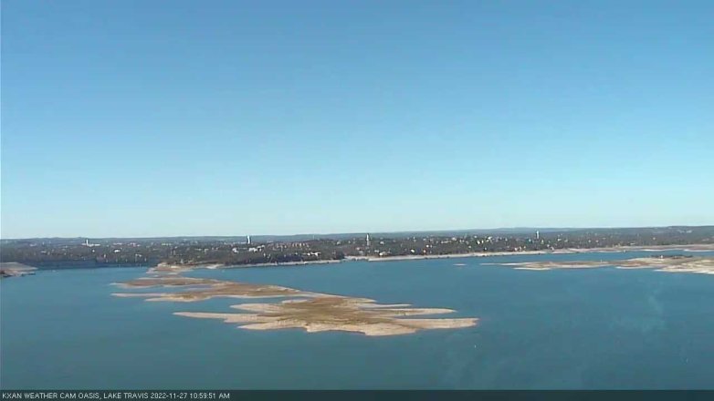 Lake Travis webcam, November 27, 2022 11:00 AM CT