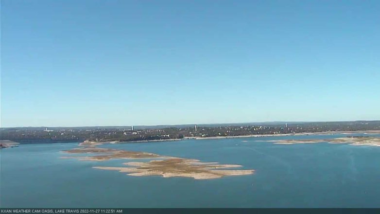 Lake Travis webcam, November 27, 2022 11:25 AM CT