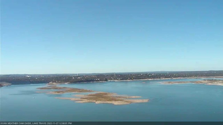 Lake Travis webcam, November 27, 2022 12:00 PM CT