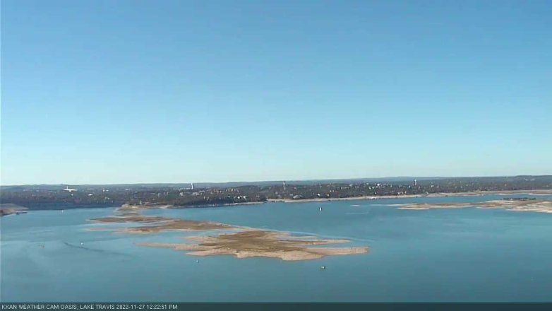 Lake Travis webcam, November 27, 2022 12:25 PM CT