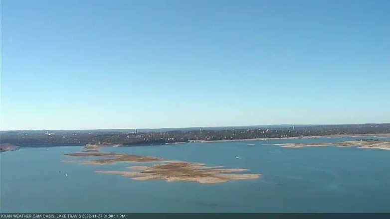Lake Travis webcam, November 27, 2022 1:00 PM CT