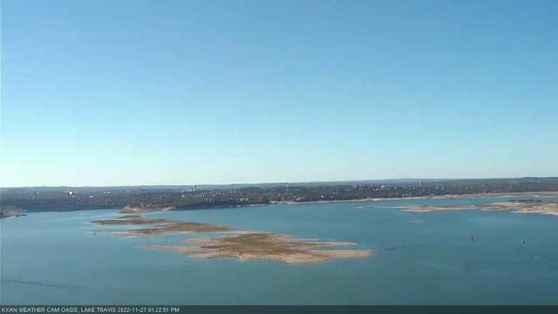 Lake Travis webcam, November 27, 2022 1:25 PM CT