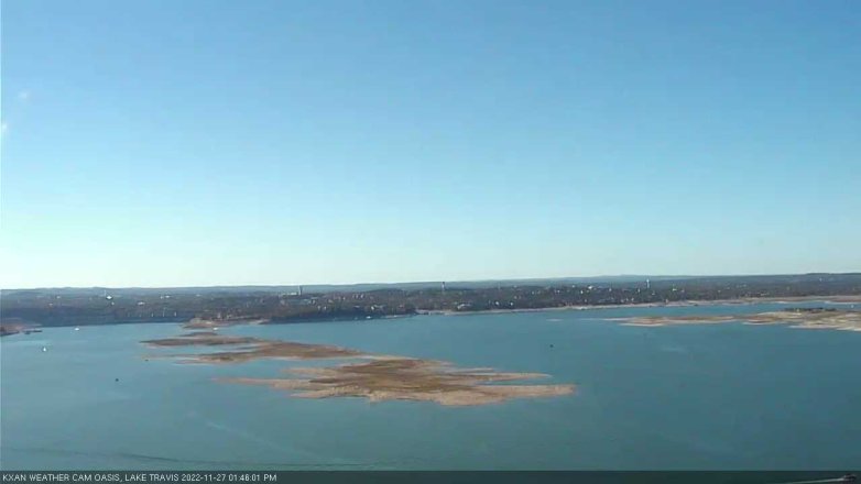 Lake Travis webcam, November 27, 2022 1:45 PM CT