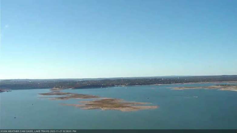 Lake Travis webcam, November 27, 2022 2:00 PM CT