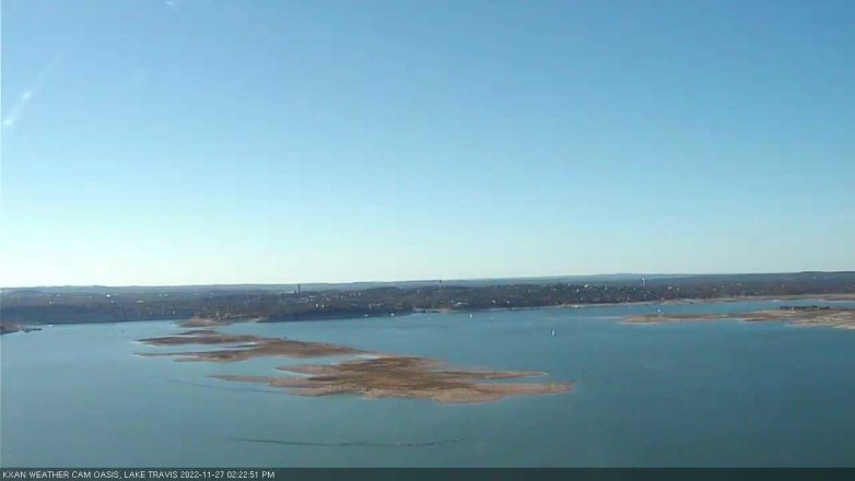 Lake Travis webcam, November 27, 2022 2:25 PM CT