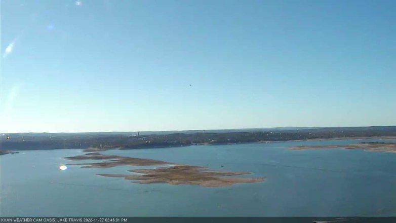 Lake Travis webcam, November 27, 2022 2:45 PM CT
