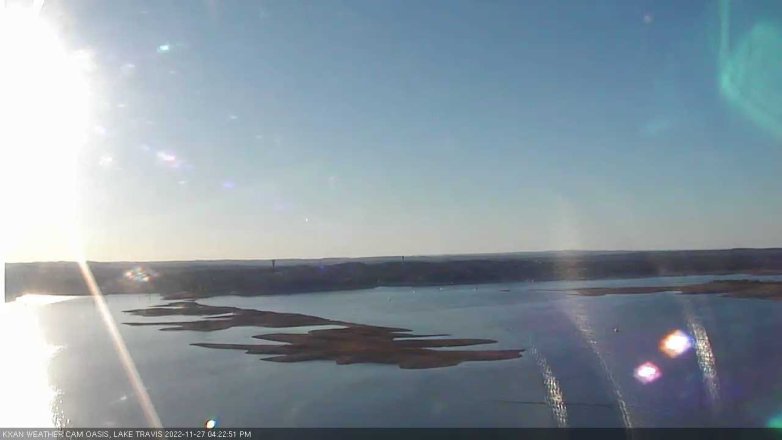 Lake Travis webcam, November 27, 2022 4:25 PM CT