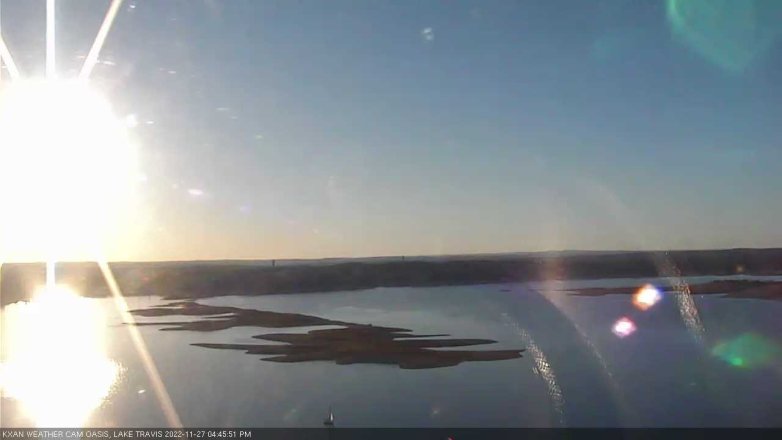 Lake Travis webcam, November 27, 2022 4:45 PM CT